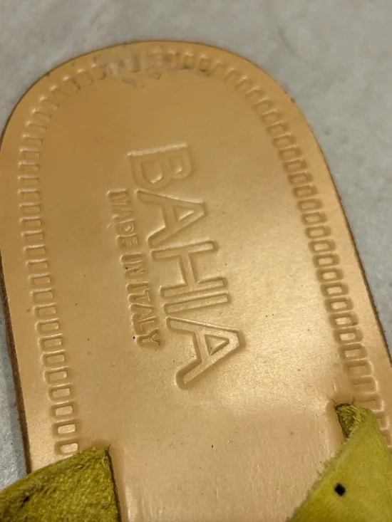 Two-Strap Laser-Cut Slide Sandals - Picture 3 of 5